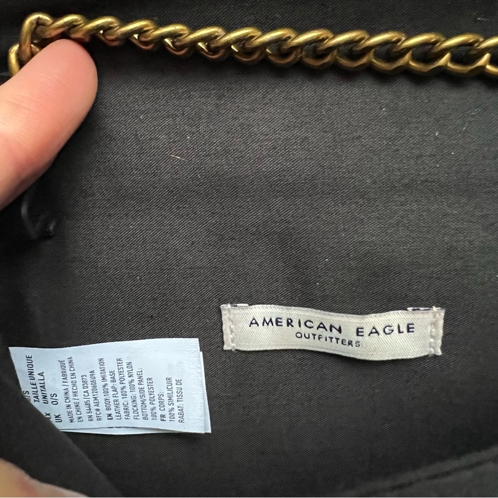 American Eagle Faux Leather Crossbody Bag - Picture 5 of 6